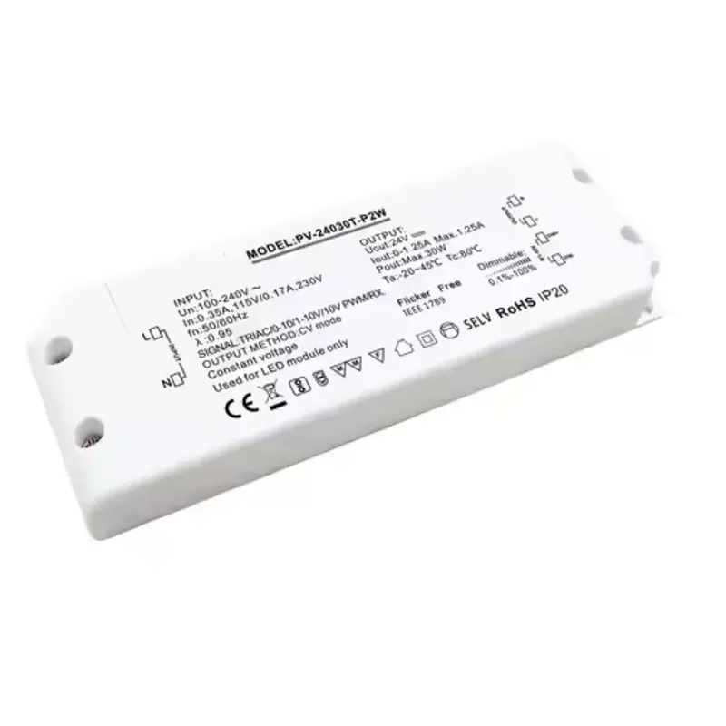 30W 정전압 트라이액 조광 LED 드라이버가 현대 조명 솔루션을 위한 최적의 선택인 이유