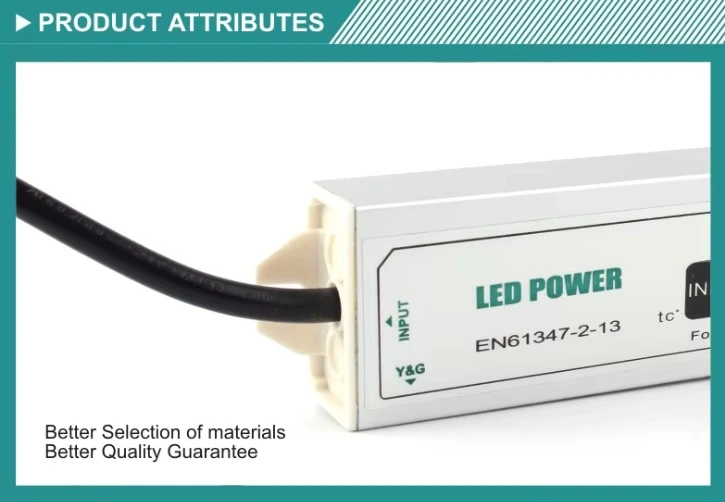 IP67 Waterproof LED Driver Aluminium Switching Power Supply