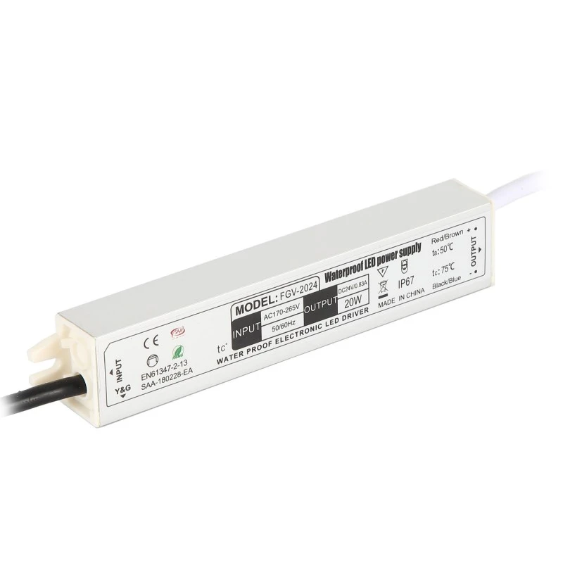 IP67 방수 LED 드라이버 알루미늄 스위칭 전원 공급 장치