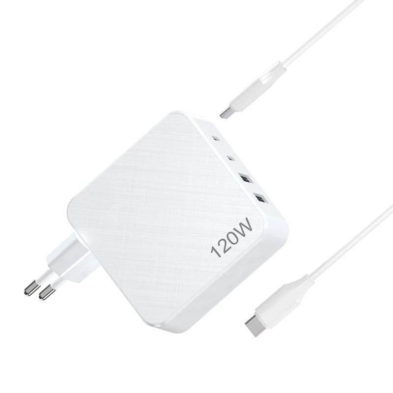 노트북 멀티 포트 벽면 충전기 120W GaN USB C 충전기